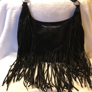 Black Fringe handbag